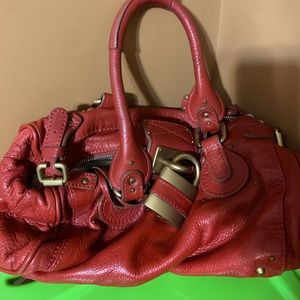 Chloe Paddington red EUC!